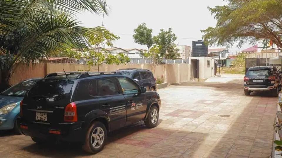 Guest parking area