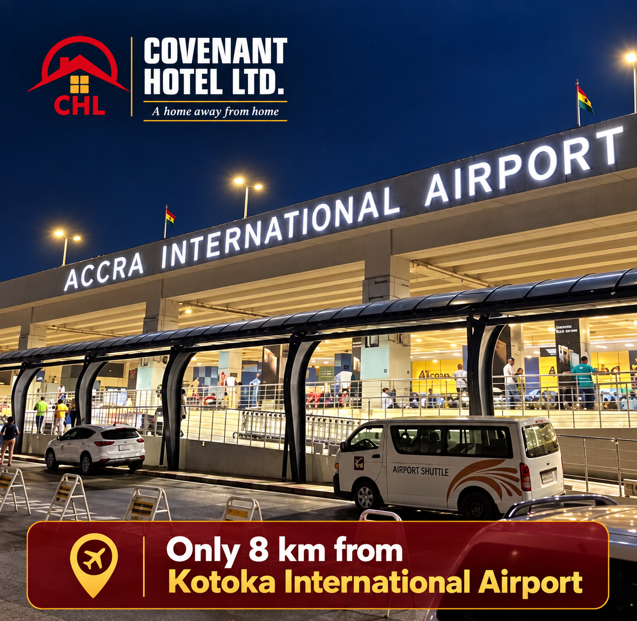 Covenant Hotel: Strategically Located in Accra